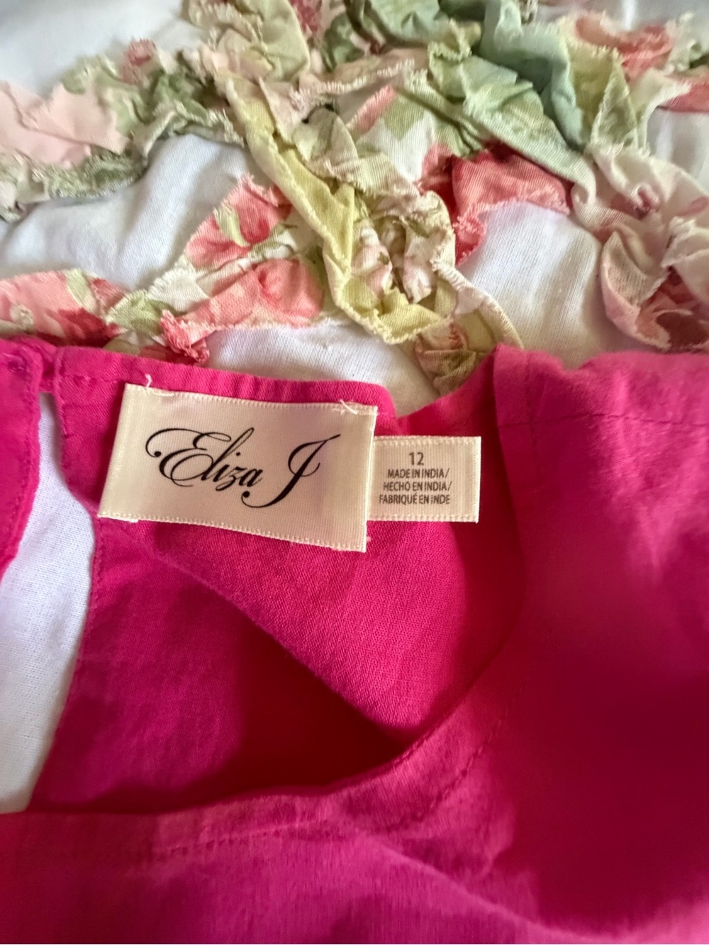 Eliza J  100% cotton smocked wedding guest / cocktail dress - Picture 6 of 8